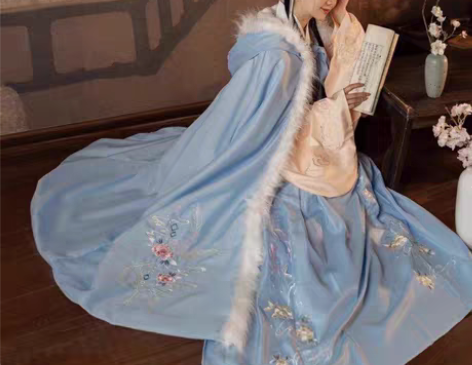 包邮【主出次换】茗月萱原创樱花汉服女改良冬...