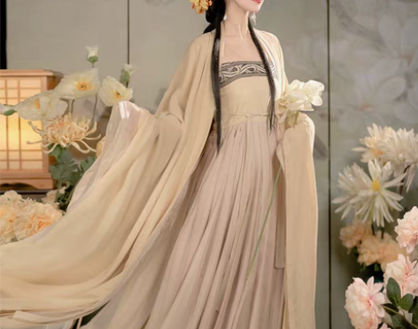 转卖【狂欢价】原创汉服女改良诃子裙中国风唐...