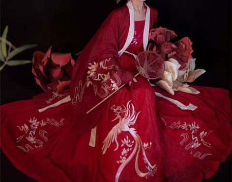 雏凤汉服【艺缕原创】 L码6米摆，全新仅试...