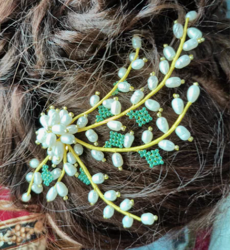 包邮清现货一支天然淡水珍珠发簪，汉服发簪发...