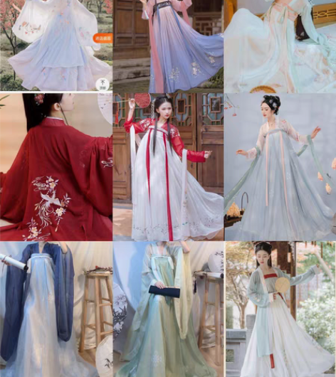 低价出租各种汉服免费包造型发饰，还有摆拍道...