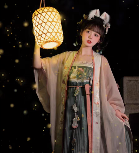 汉服出租（七月夕兔兔蘑力） 七月夕汉服原创...
