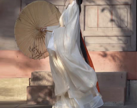 转卖神明少女汉服直裾魏晋广袖流仙裙交领古装...