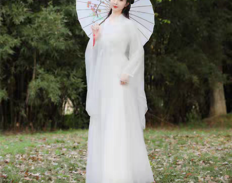 转卖汉服女正品原创中国风改良版连衣裙飘逸古...