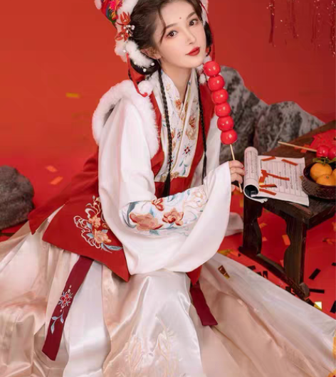 转卖【出租 】耀春林间鹿原创明制汉服女刺绣...