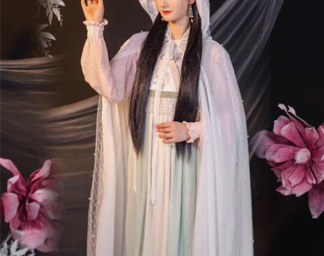 包邮原创汉服披风斗篷外套女中国风仙气防晒服...