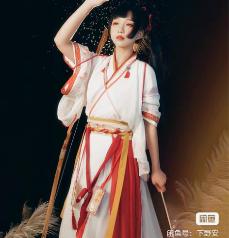 包邮宿问【白露】 晋制原创汉服女齐腰襦裙中...