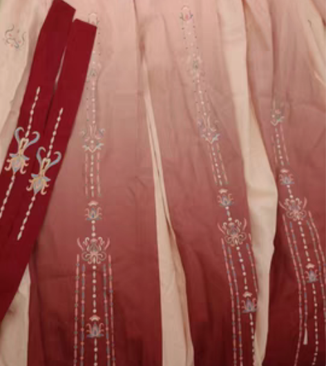 转卖珍缕汉服女正品原创千禧寻坦领三件套一片...