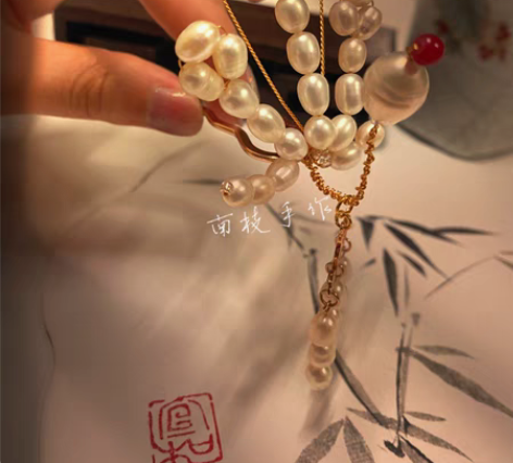 包邮87版紅樓夢林黛玉（陳曉旭飾演）同款珍...