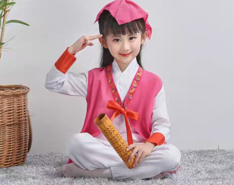 转卖旭利小酒馆舞蹈服儿童汉服书童服弟子规唐...