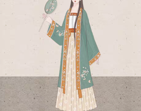 转卖仙楚姬原创汉服女正品【初欢】宋制对襟飞...