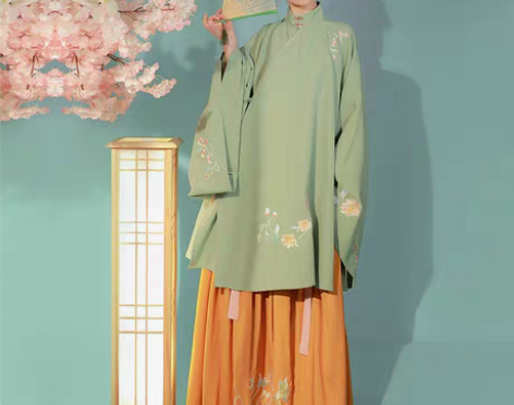 转卖仙楚姬原创汉服女【执念】袄裙刺绣立领褶...