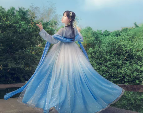 转卖千韵岗辰莲鱼梦汉服女秋冬正品原创中国风...
