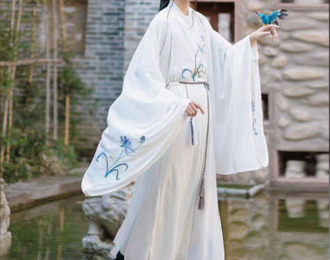 转卖孤鲤古装汉服古风原创汉元素学生侠男圆领...