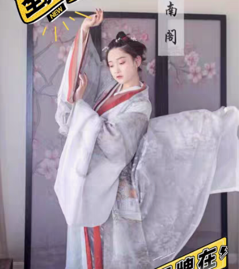 包邮司南阁原创【银狐】绝版正版魏晋风汉服全...