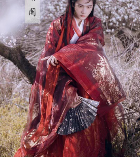 |司南阁| 原创  夜罗 汉服 男女款交领...