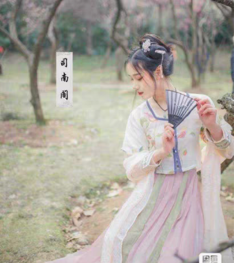 包邮出司南阁汉服 千秋三件套绝版汉服 坦领...