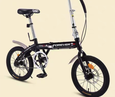 转卖永久折叠自行车女超轻便携上班20寸16...
