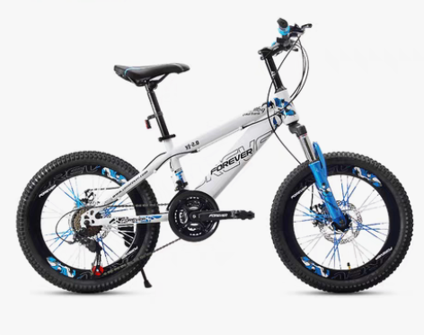 转卖永久20寸21速儿童山地车高刀童车学生...