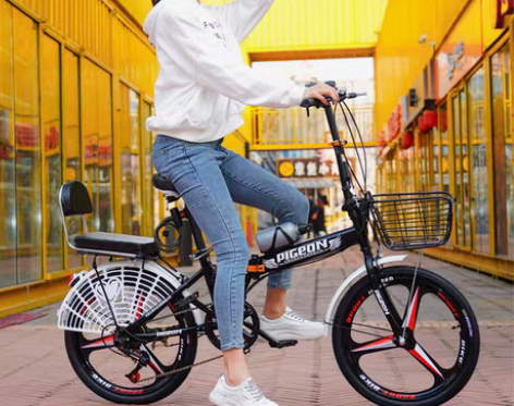 转卖飞鸽折叠自行车变速折叠式男女20寸成年...