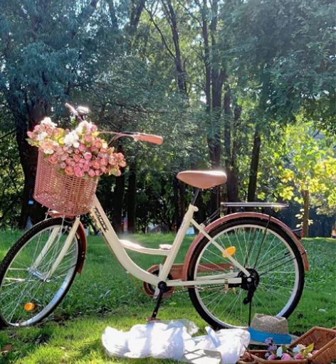 包邮自行车成人26寸24寸女式成人轻便通勤...