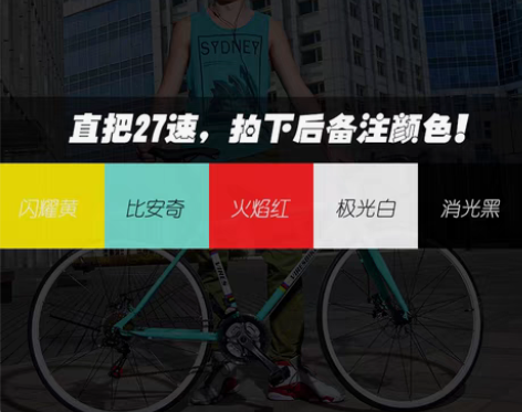 转卖【狂暑季价】菲利普破风自行车公路车铝合...