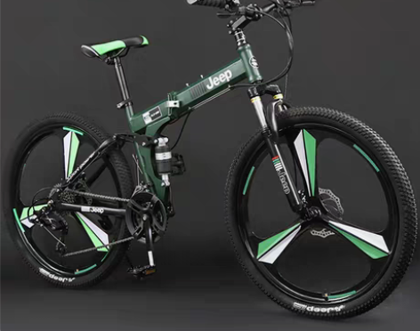 转卖吉普Jeep自行车24/26寸成人折叠...