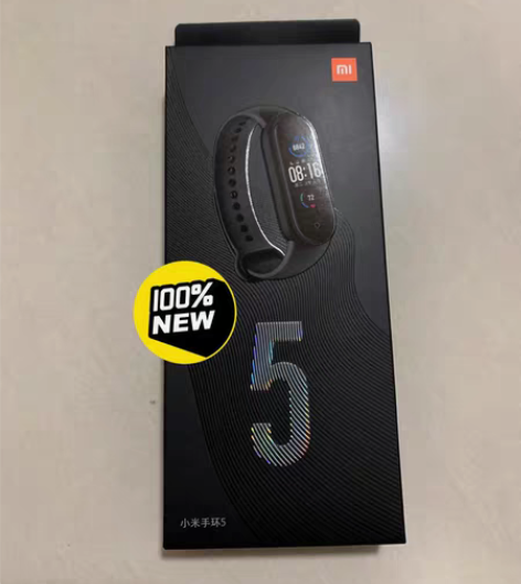 小米手环5 全新未拆封,颜色黑,生产日期是...