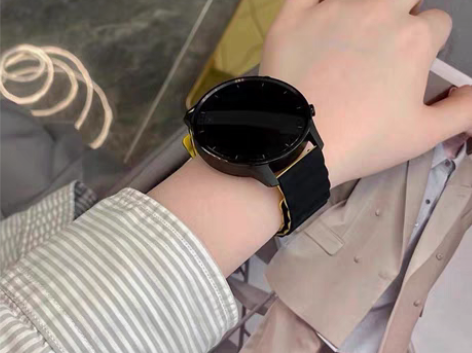 包邮20mm22mm专用表带硅胶磁吸运动回...