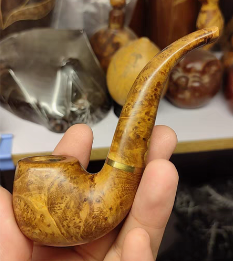麻梨疙瘩烟斗，细节看图。 感兴趣的话点“我...