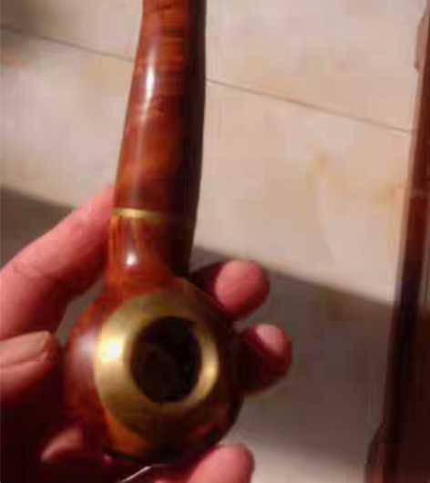 包邮闲置全新麻梨烟斗，非常漂亮，把玩使用都...