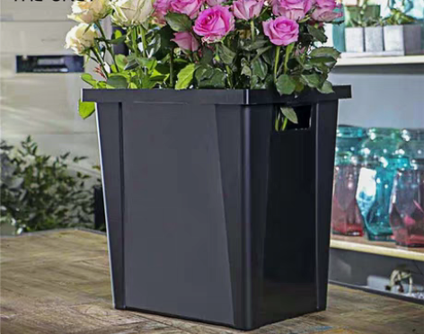 转卖薇艺中号法式养花桶 鲜花桶展示架 插花...