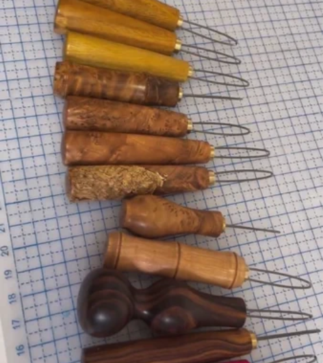 手工制作弹弓八字扣 各种形状规格 喜欢的兄...