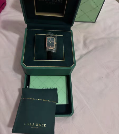 Lola Rose罗拉玫瑰小绿表女士手表女...