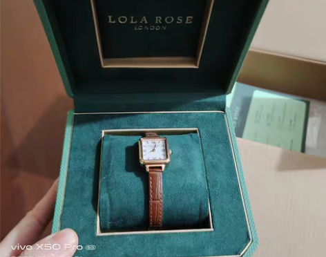 Lola Rose小棕表 女士手表精致轻奢...