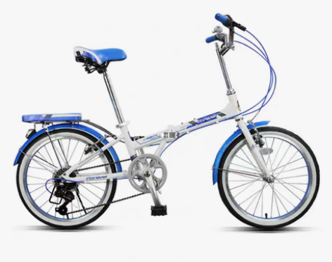 转卖二手永久折叠自行车,推荐练手用。车子成...