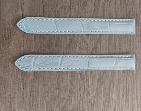 包邮卡地亚坦克TANK鳄鱼皮手表带男女ca...