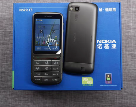 转卖诺基亚c3-01金属元素小巧触控按键联...