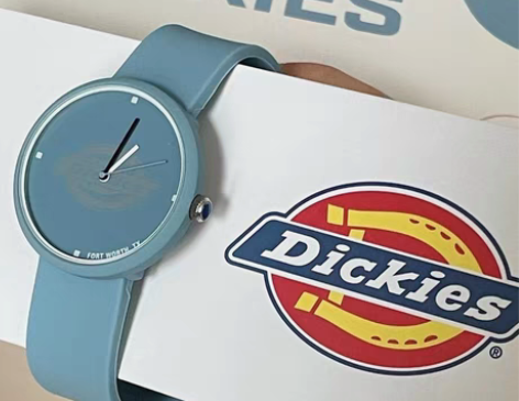 包邮全新dickies 潮流果冻雾霾蓝手表...
