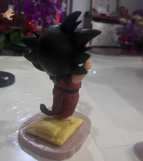 七龙珠GK早安悟空手办童年小孙悟空打哈欠娃...