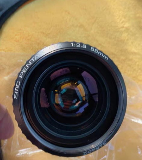 宾得645-A55/2.8 总体新净,镜片...