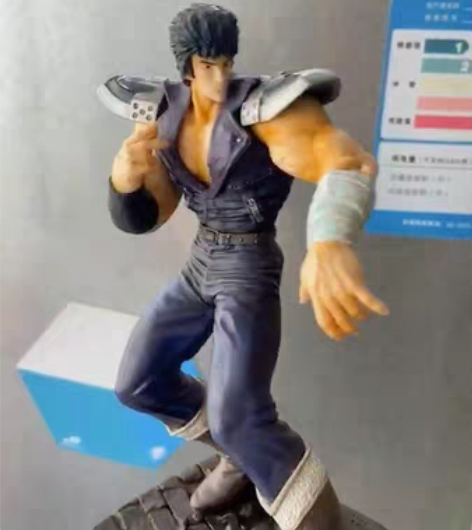 古董红外线感应闹钟，北斗之拳，北斗神拳，健...