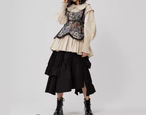 转卖蜜汁原创《少女革命》套装半身裙 衬衣 ...