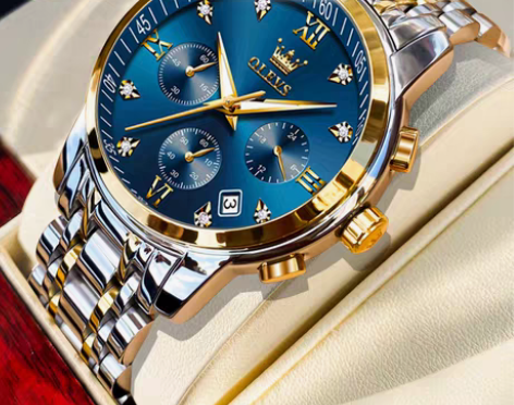 转卖瑞士新款正品名牌手表男士精钢带多功能男...