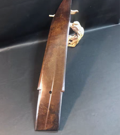 高古玉老骆越文化石器时代老玉戈，广西红水河...