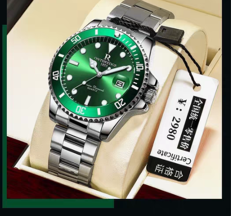 包邮专柜倒闭亏本出售绿水鬼全自动机械手表男...