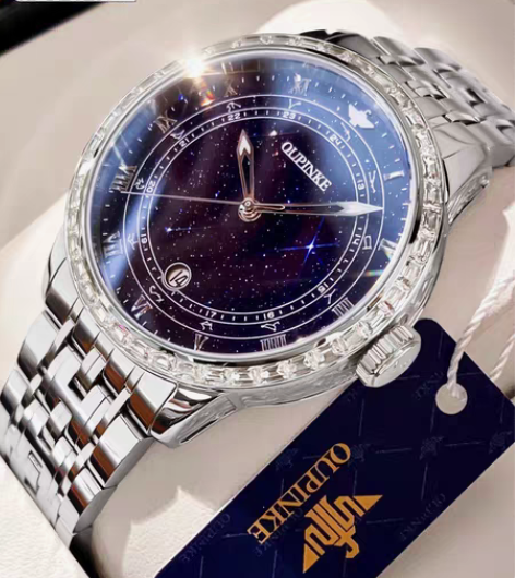 包邮瑞士欧品客品牌正品名牌满天星男表潮流男...