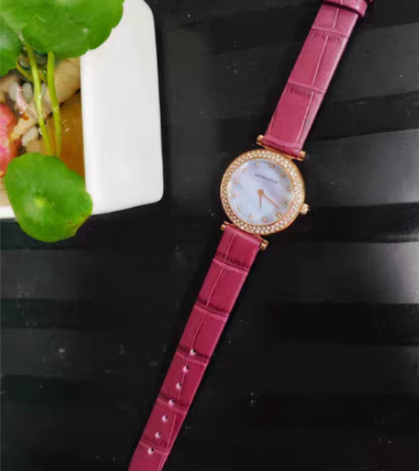 包邮LANGGEYA(蓝格雅)全钢时尚水晶...