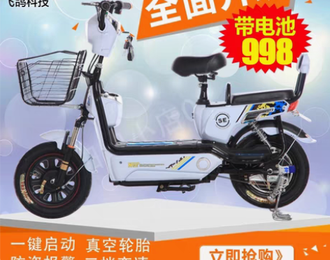 转卖飞鸽科技维诺尔电动车踏板车电动自行车朗...