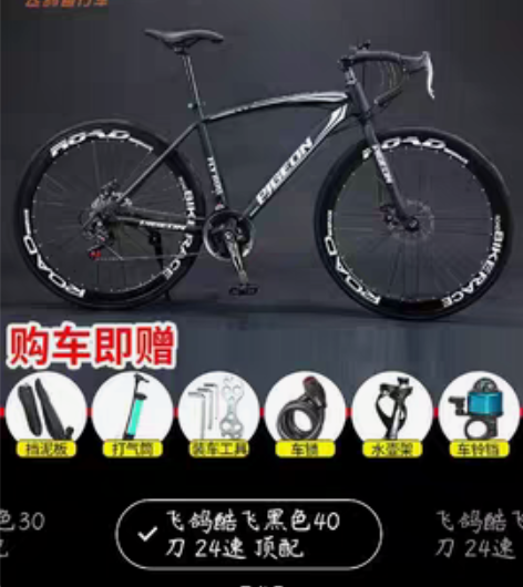 飞鸽公路自行车，2022年8月入手，骑了没...